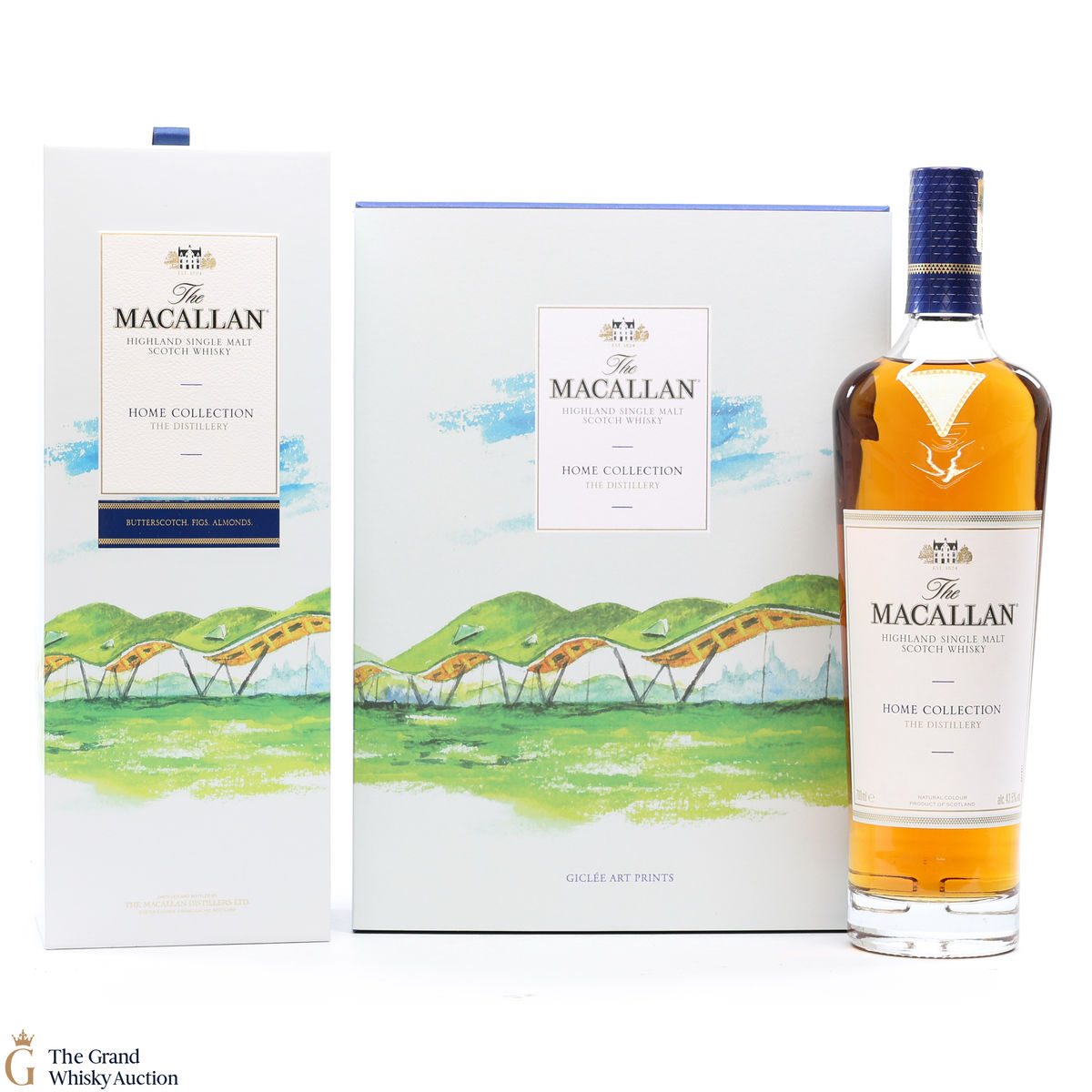 Macallan - Home Collection - The Distillery (1x70cl) & Giclee Art Prints