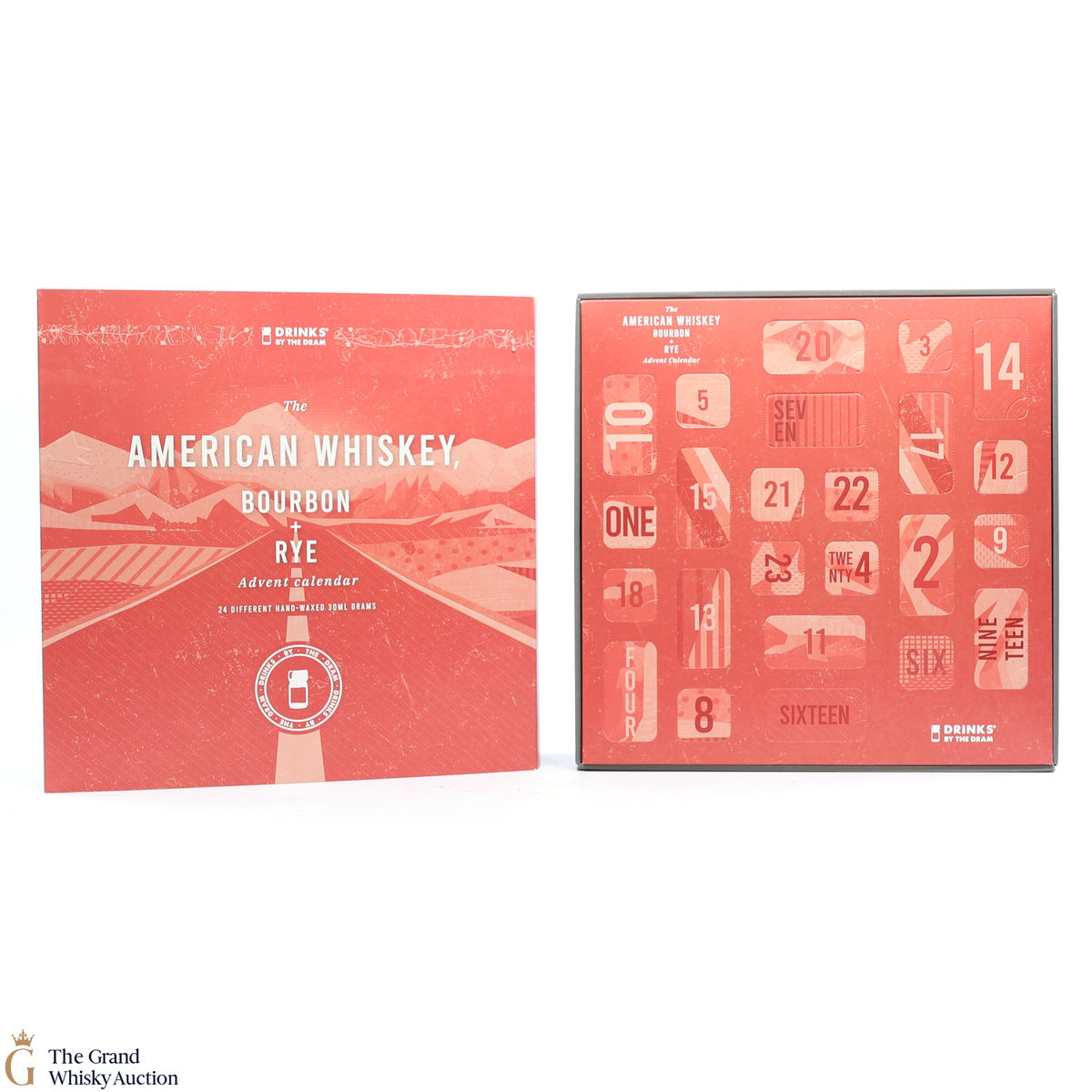 Drinks By The Dram - The American Bourbon and Rye Advent Calendar (24 x 3cl)