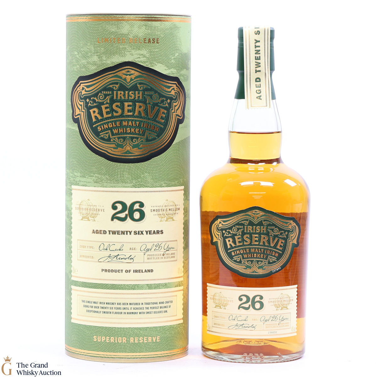 Irish Reserve - 26 Year Old Single Malt Irish Whiskey Limited Release