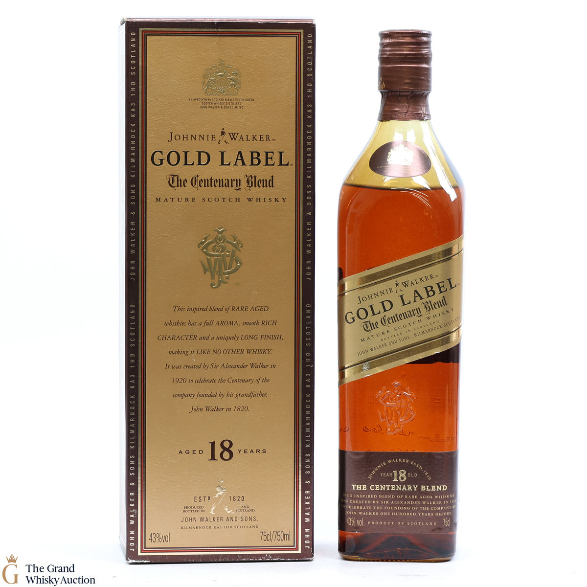 Johnnie Walker - 18 Year Old Gold Label - The Centenary Blend 75cl