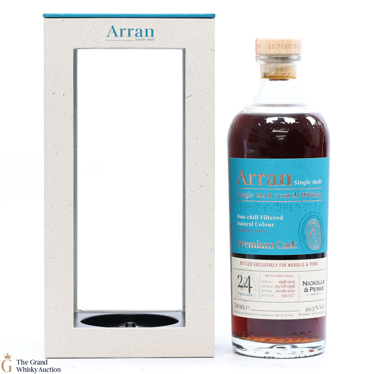 Arran - 24 Year Old - Sherry Cask #1996/904 Nickolls & Perks