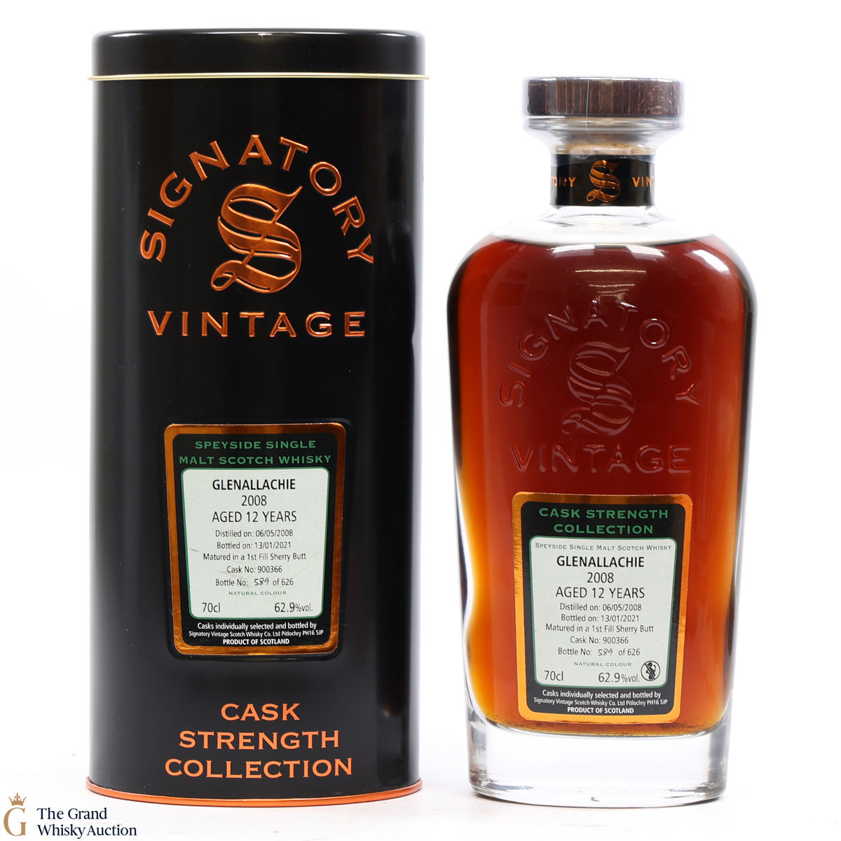 Glenallachie - 12 Year Old 2008 Signatory #900366