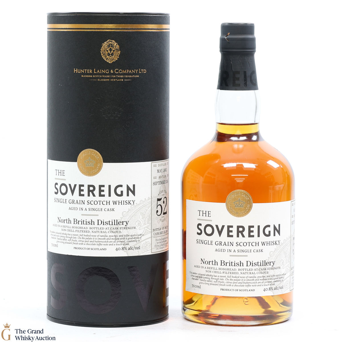 North British - 52 Year Old 1962 - Hunter Laing The Sovereign