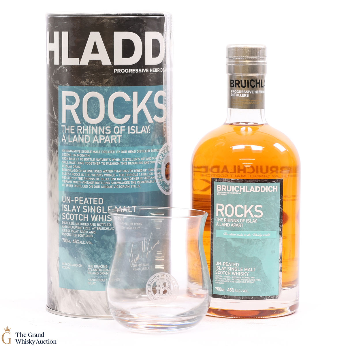Bruichladdich - Rocks - 3rd Edition (with Glass)