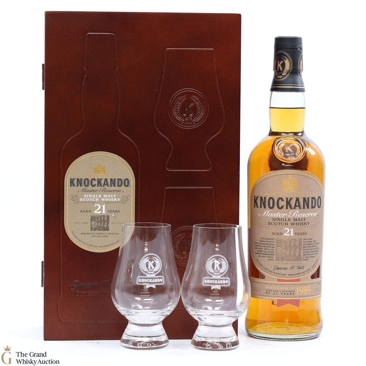 Knockando - 21 Year Old - 1989 Master Reserve (Glasses Gift Set)