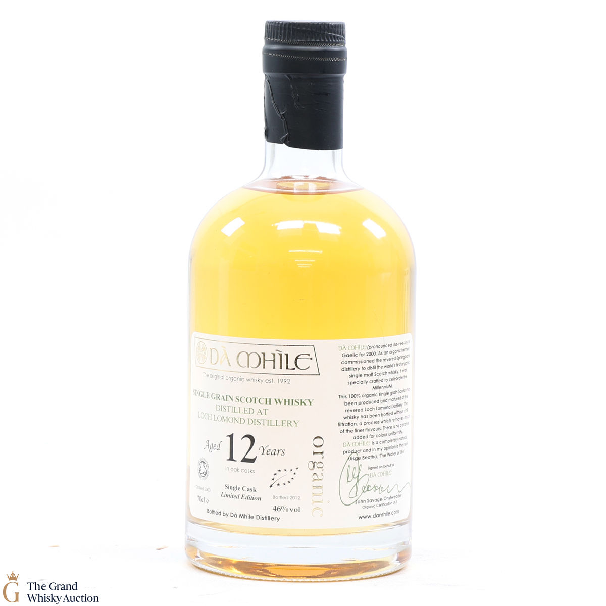 Loch Lomond - 12 Year Old Organic​ 2000 - Da Mhile