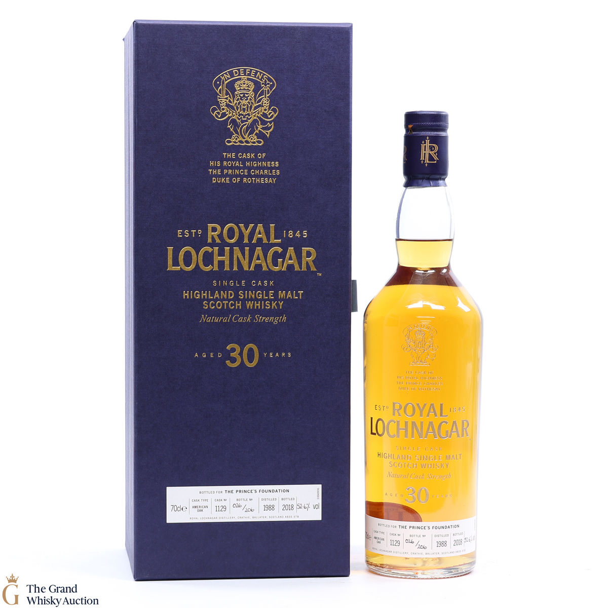 Royal Lochnagar - 30 Year Old 1988 Single Cask - The Prince's Foundation