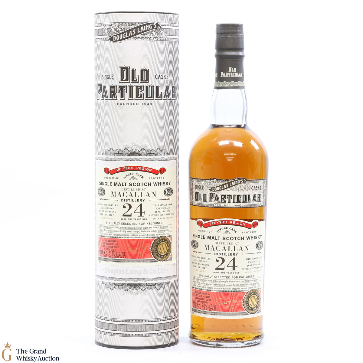 Macallan - 24 Year Old 1993 - Old Particular #DL12127