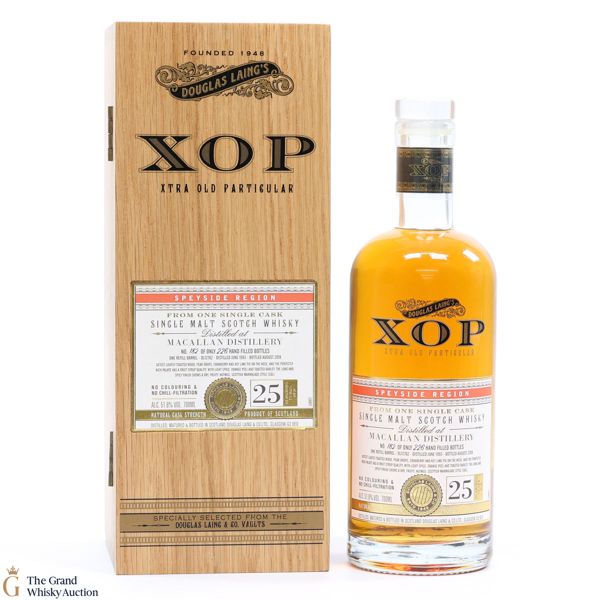 Macallan - 25 Year Old - XOP Single Cask #DL12782