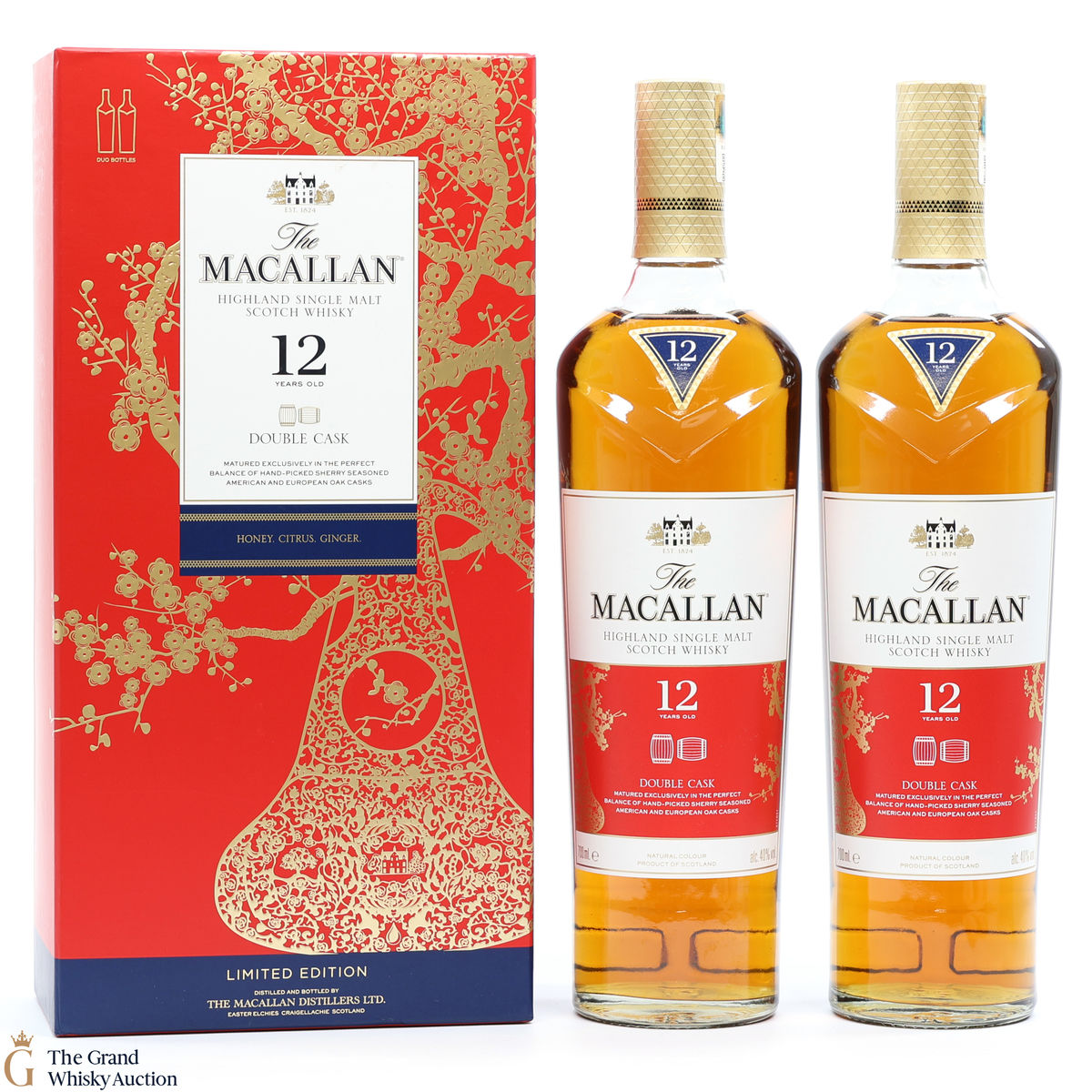 Macallan - 12 Year Old - Double Cask - Year of the Pig (2 x 70cl)