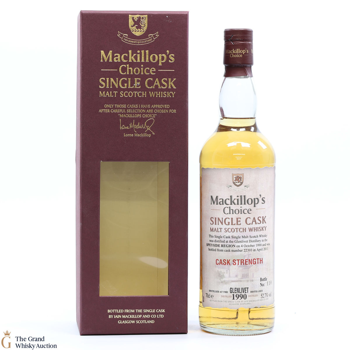 Braes of Glenlivet - Mackillop's Choice - 1990