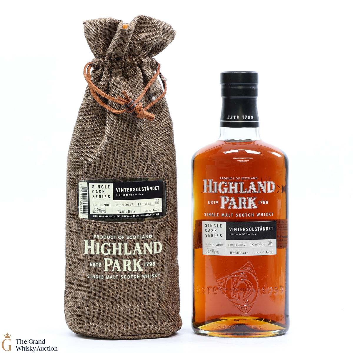 Highland Park - 15 Year Old - Single Cask #1674 - Vintersolstandet