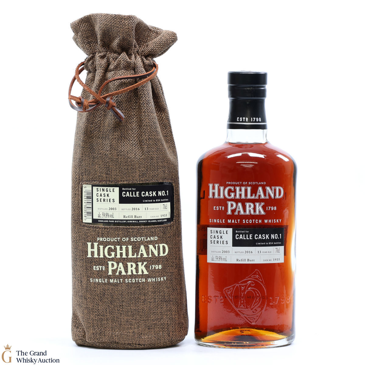 Highland Park - 13 Year Old 2003 Single Cask #1935 Calle Cask No.1