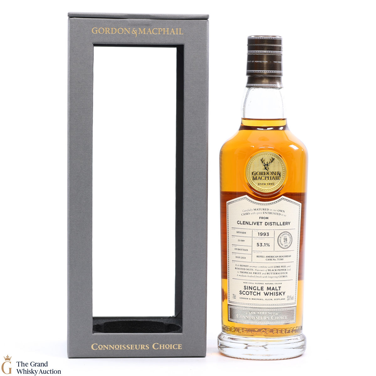 Glenlivet - 28 Year Old 1993 G&M Connoisseurs Choice #71580