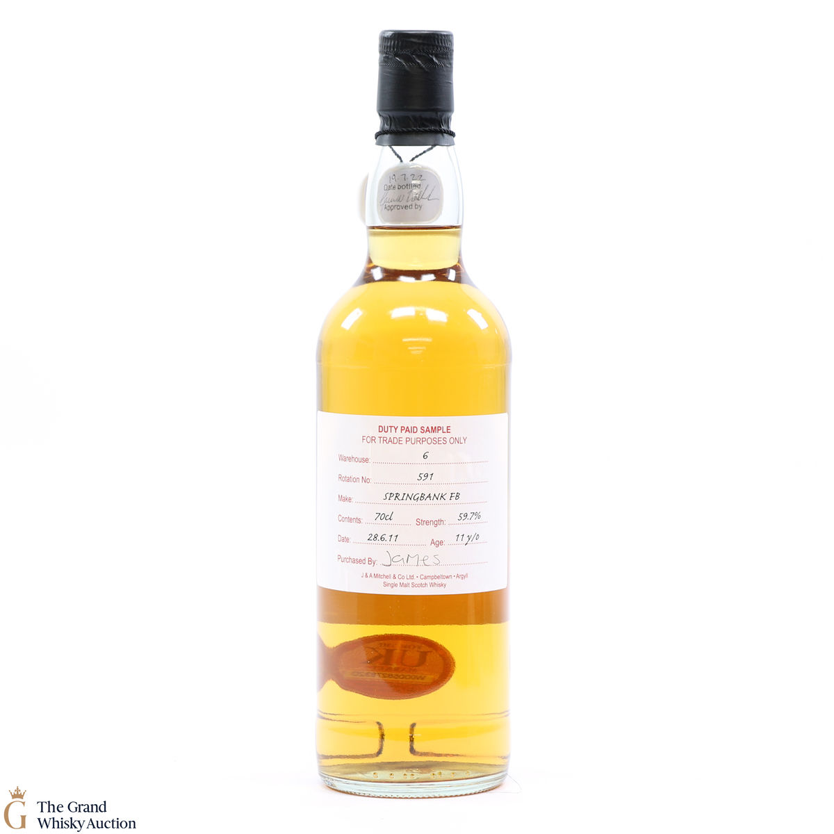 Springbank - 11 Year Old 2011 Fresh Barrel Duty Paid Sample