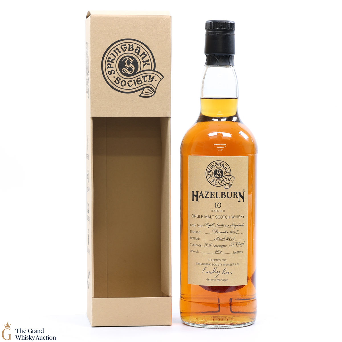 Hazelburn - 10 Year Old 2007 Sauterness - Springbank Society