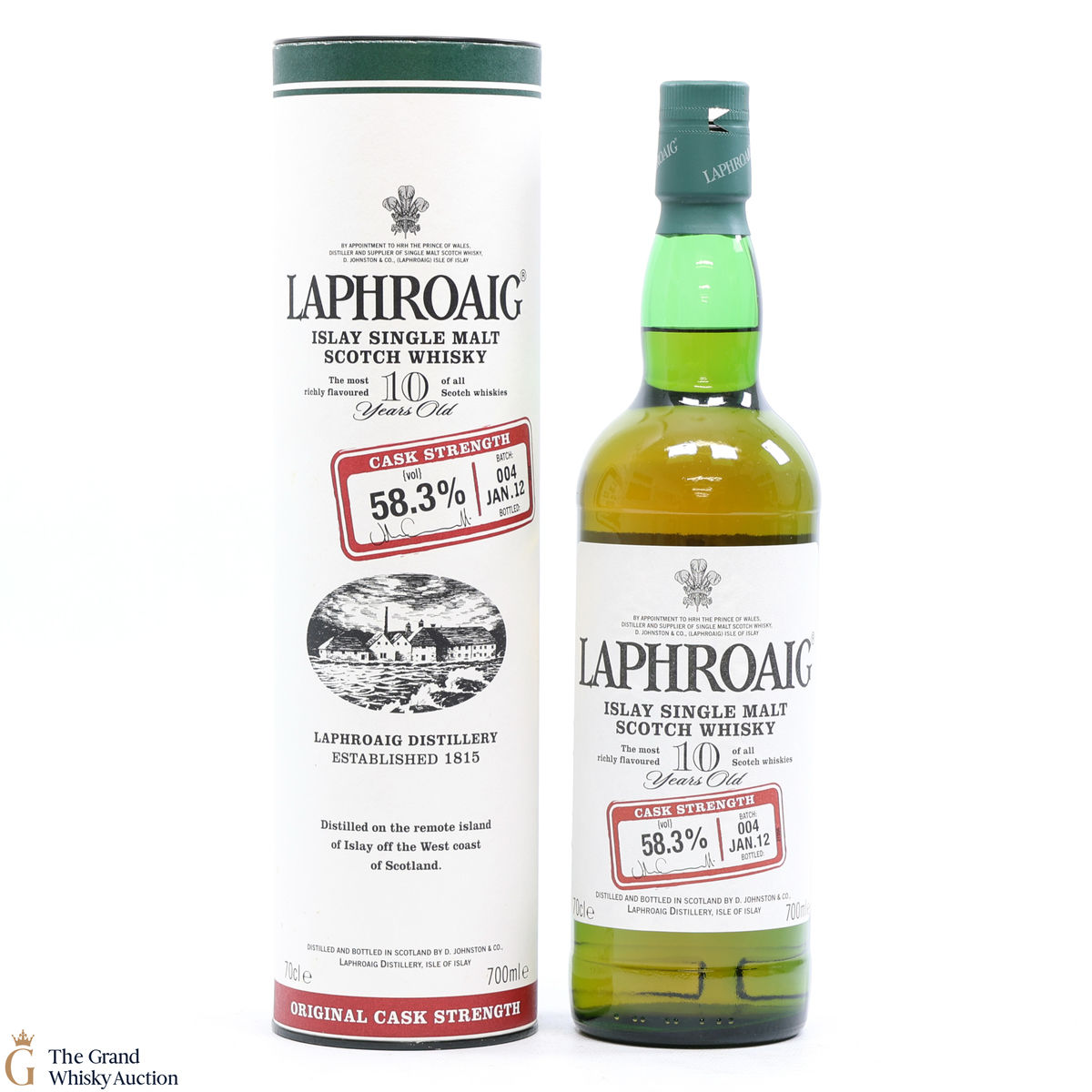 Laphroaig - 10 Year Old - Original Cask Strength Batch #004