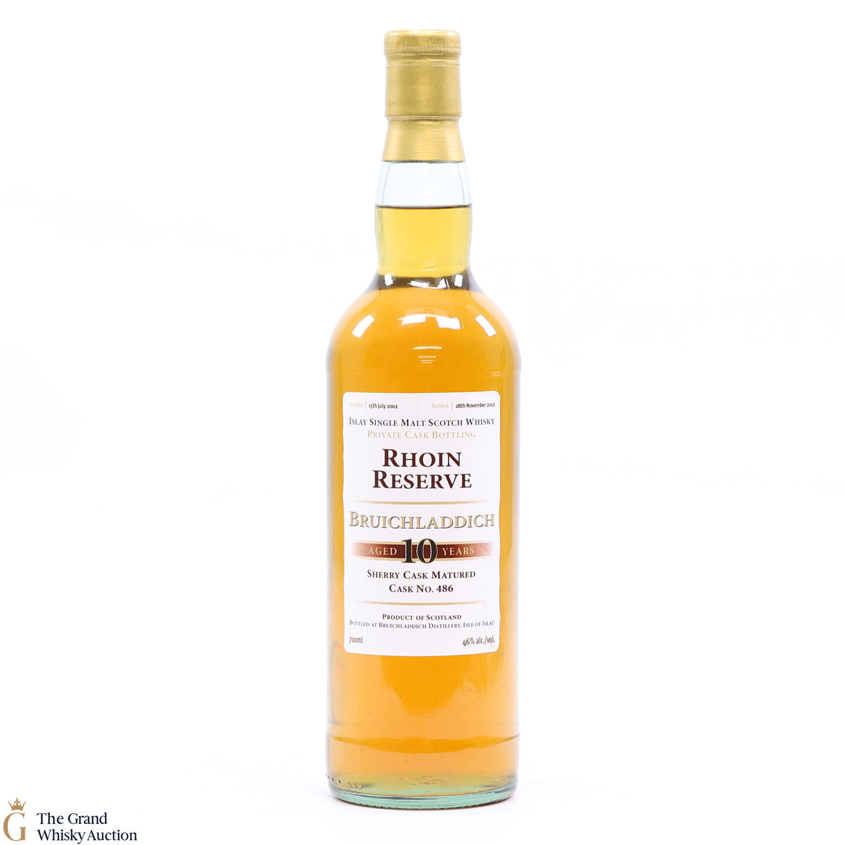 Bruichladdich - 10 Year Old 2002 Private Cask #486 2012