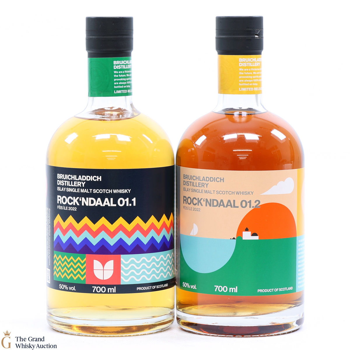 Bruichladdich - Rock’ndaal 01.1 & 01.2 - Feis Isle 2022 (2 x 70cl)