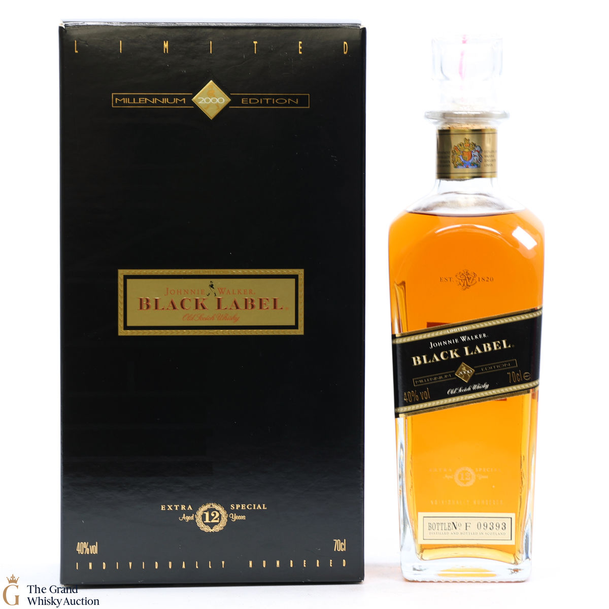 Johnnie Walker - 12 Year Old-  Black Label - Millennium Edition