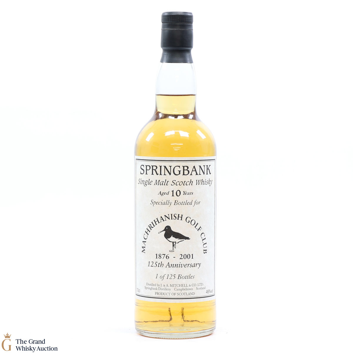 Springbank - 10 Year Old 125 Anniversary of Machrihanish Golf Club 2001