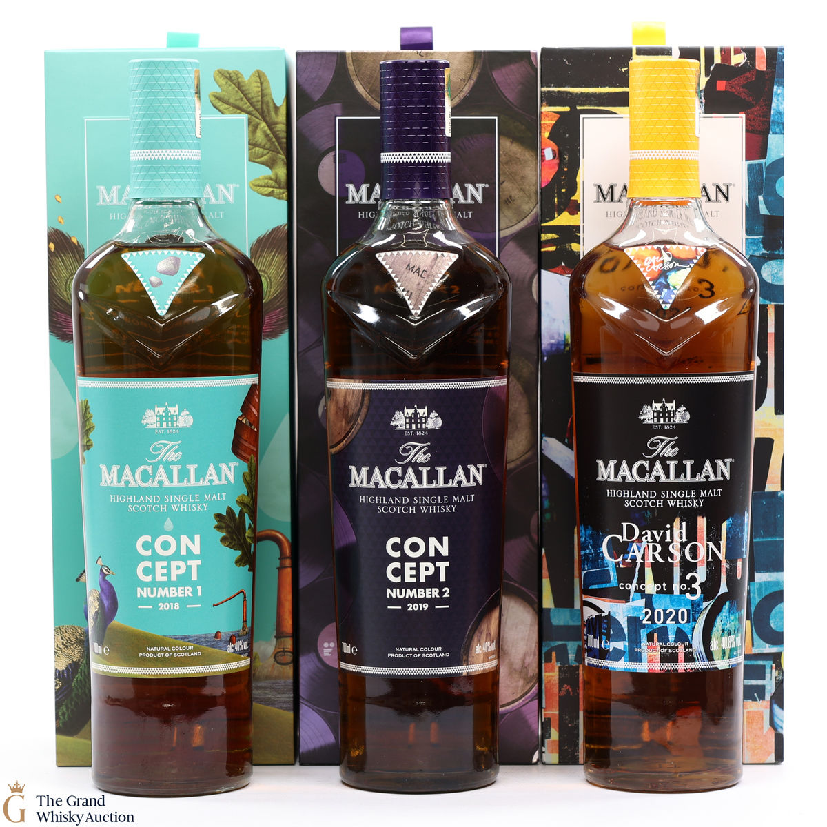 Macallan - Concept No.1, No.2 + No.3 (3 x 70cl)