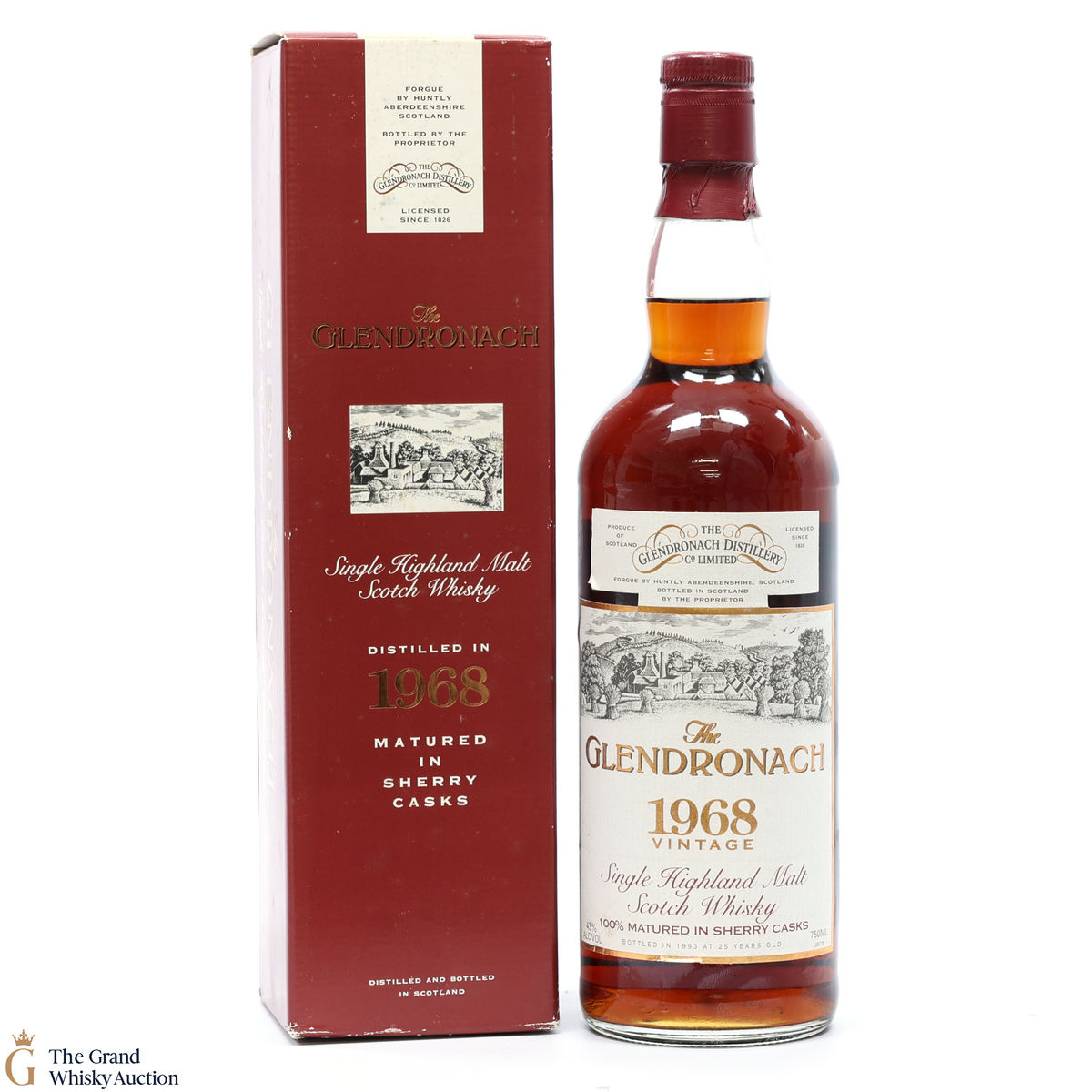 GlenDronach - 25 Year Old 1968 Sherry Casks 75cl