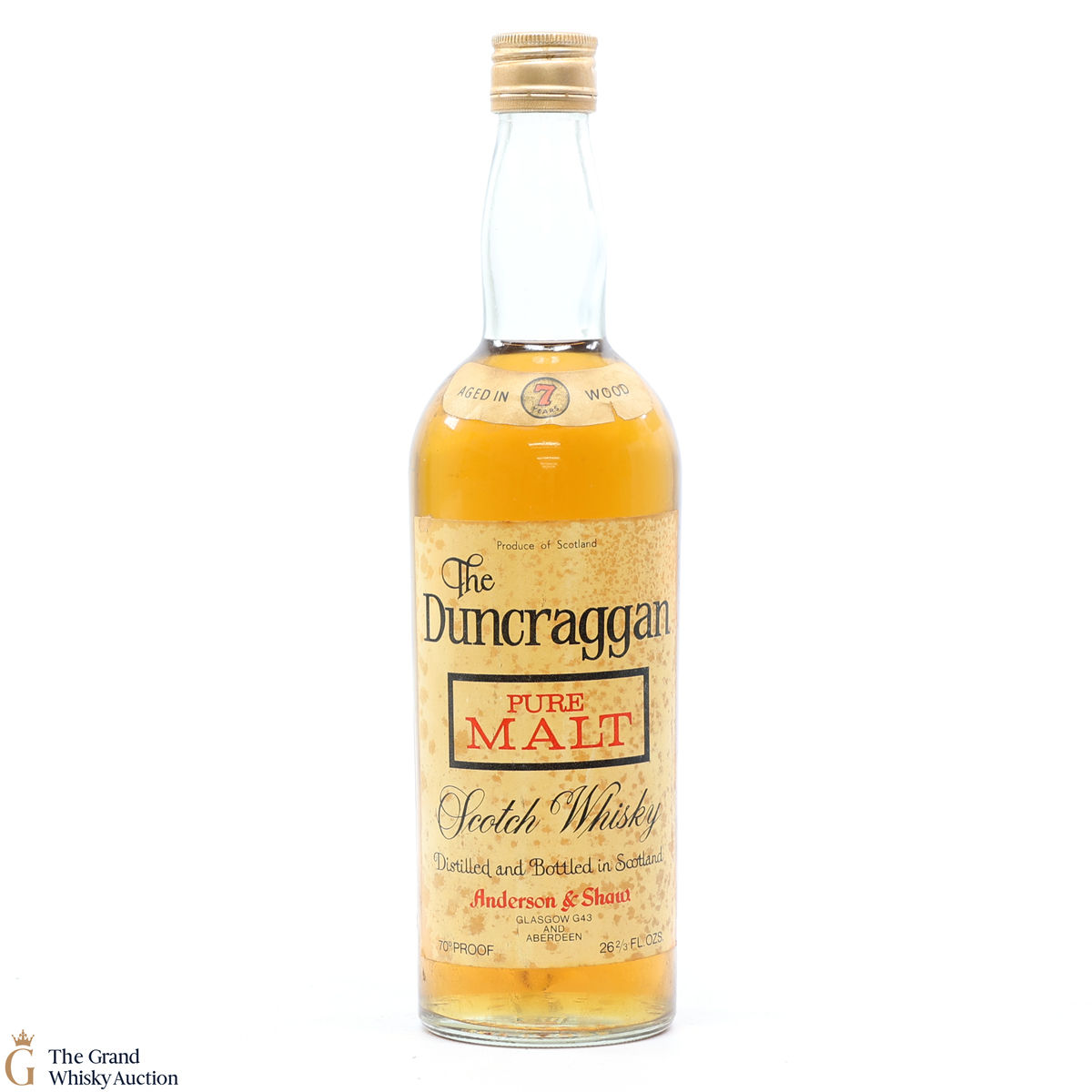 Duncraggan - 7 Year Old Pure Malt Scotch Whisky 1970s
