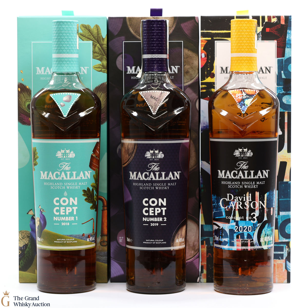 Macallan - Concept No.1, No.2 + No.3 (3 x 70cl)