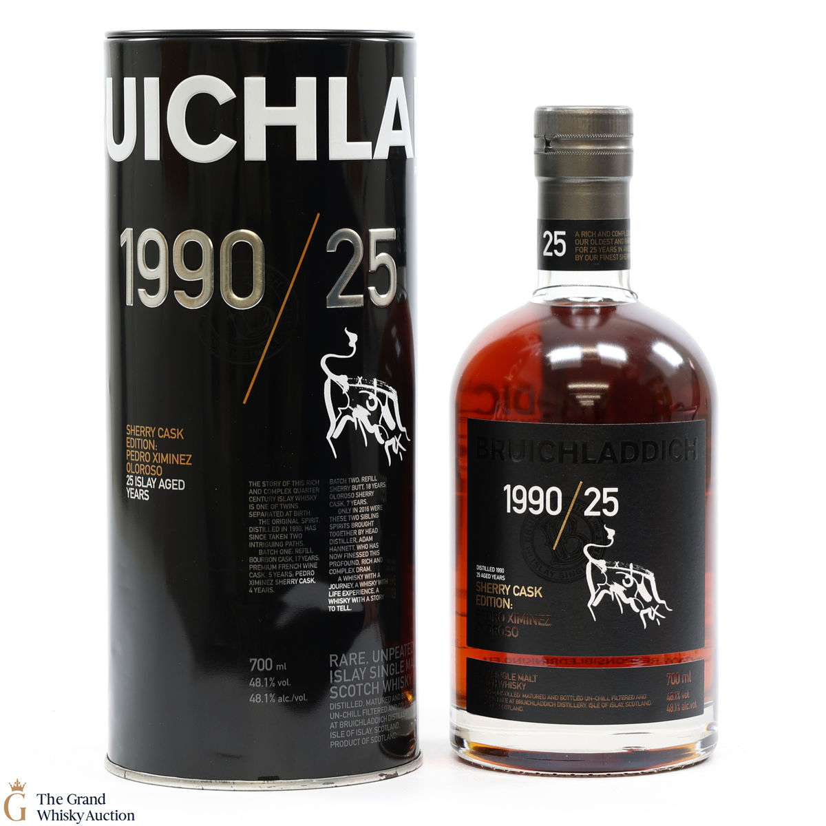 Bruichladdich - 25 Year Old 1990 -  Sherry Cask - Rare Cask Series 