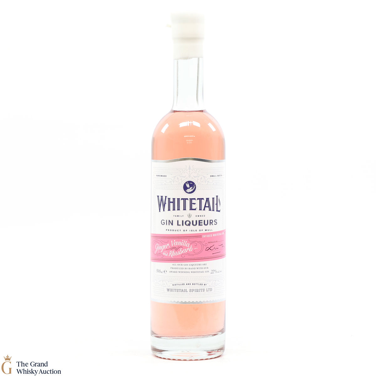 Whitetail - Ginger, Vanilla & Rhubarb - Gin Liqueurs 50cl