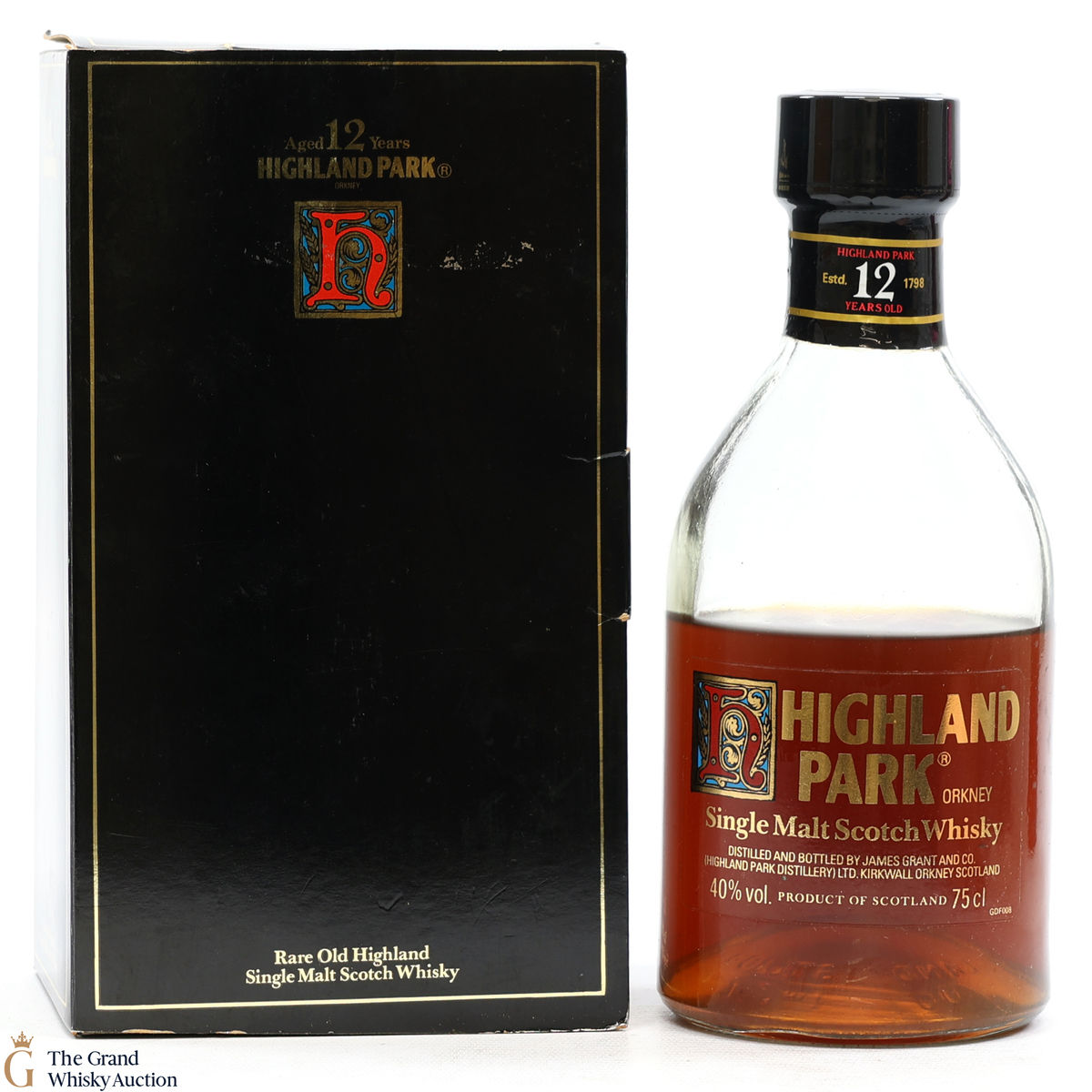 Highland Park - 12 Year Old (Old Style) 75cl (Low Fill Level)