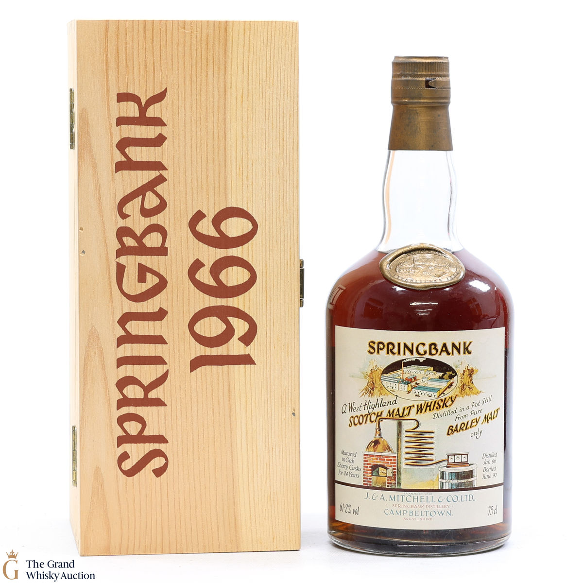 Springbank - 24 Year Old 1966 Local Barley Single Sherry Cask #442 75cl