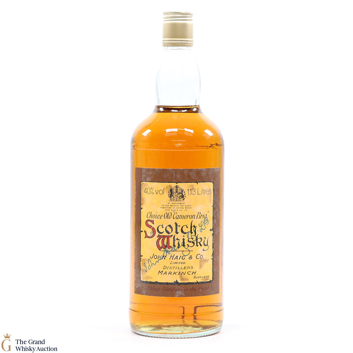 John Haig - Cameronbridge - Choice Old Cameron Brig 1.13L