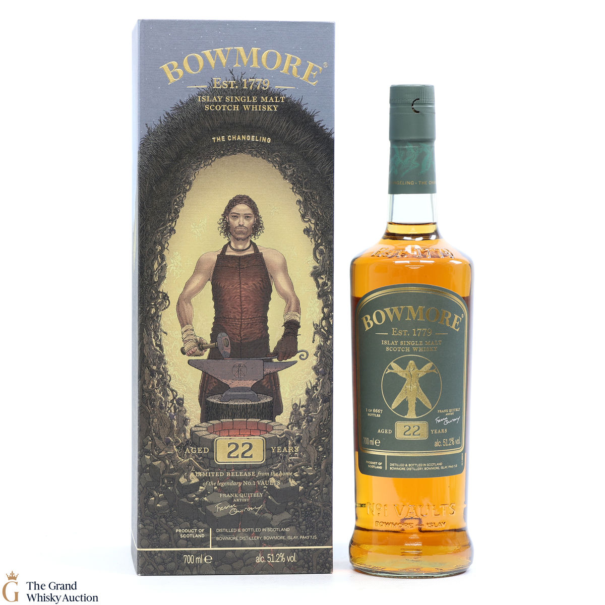 Bowmore - 22 Year Old - Frank Quitely - The Changeling