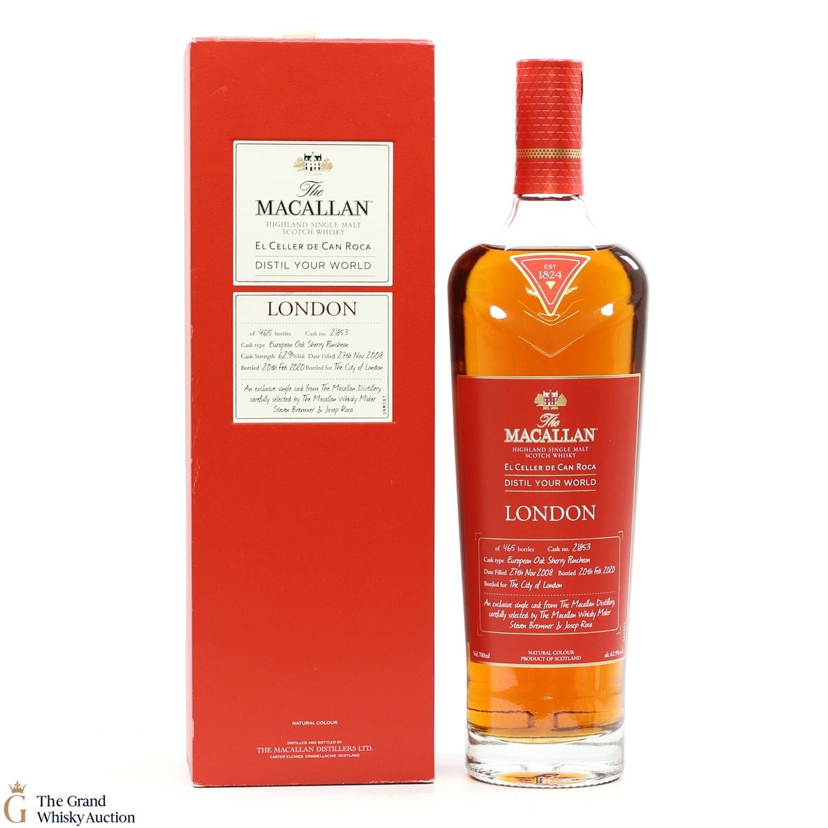 Macallan - 2008 Distil Your World London Single Cask #21853 - Bottled 2020