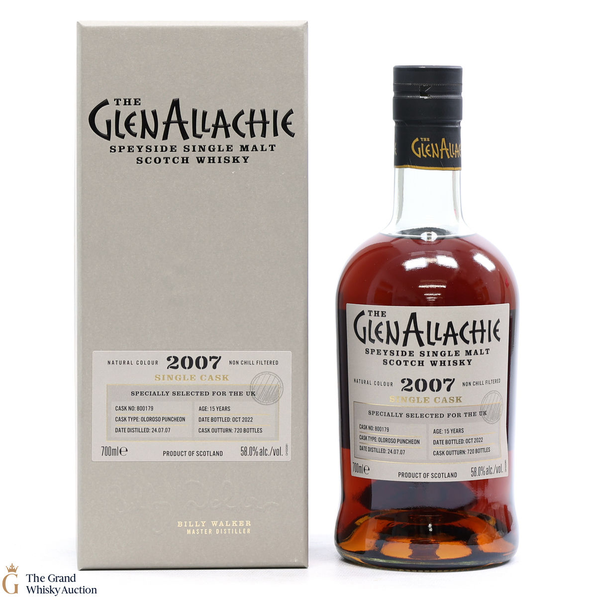 Glenallachie - 15 Year Old #800179 Single Oloroso Puncheon UK Exclusive