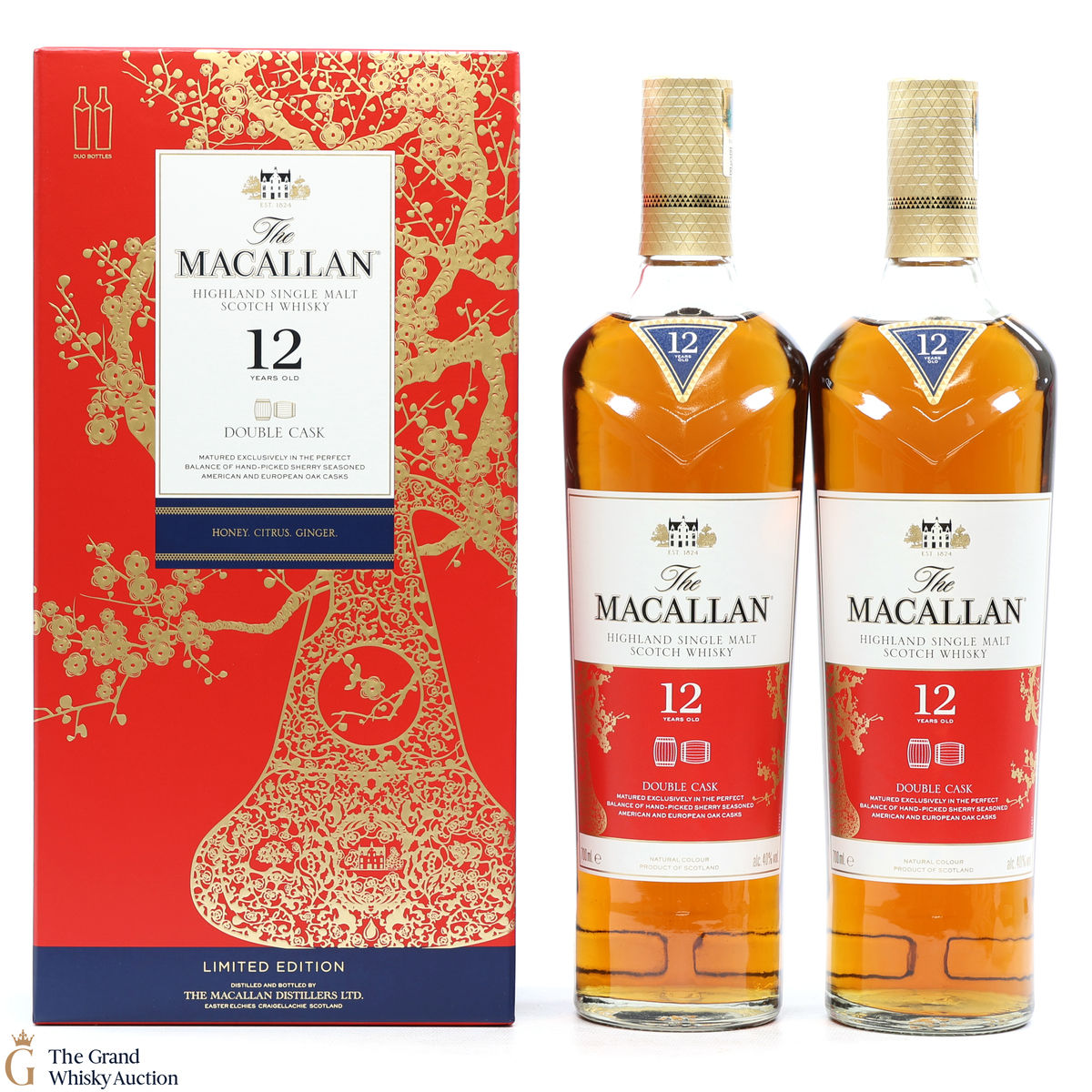 Macallan - 12 Year Old - Double Cask - Year of the Pig (2 x 70cl)