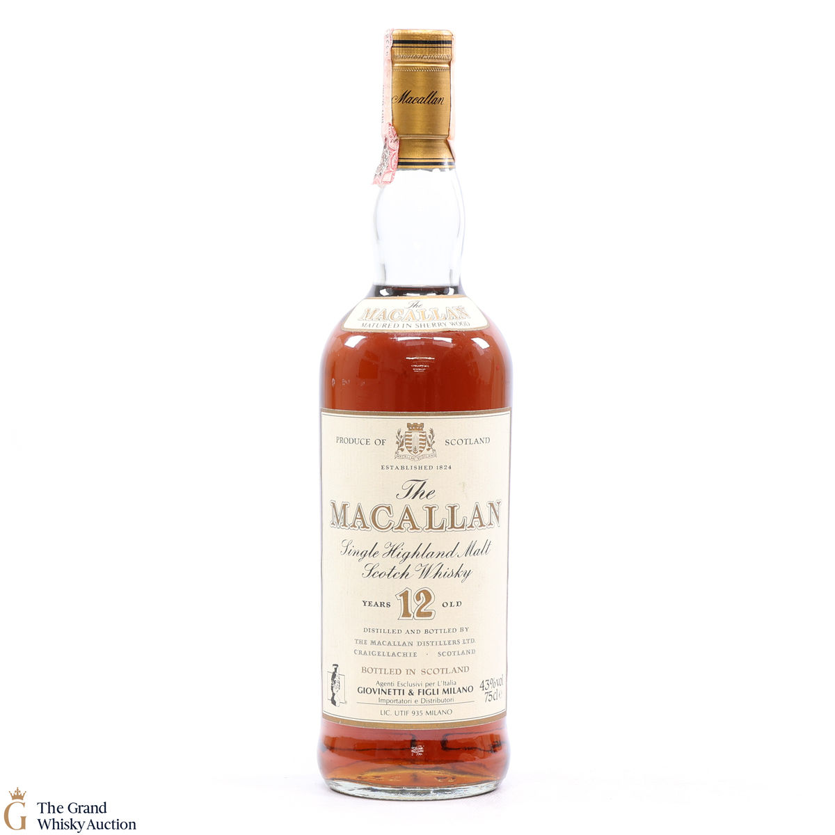 Macallan - 10 Year Old (1980s) 75cl Giovinetti & Figli