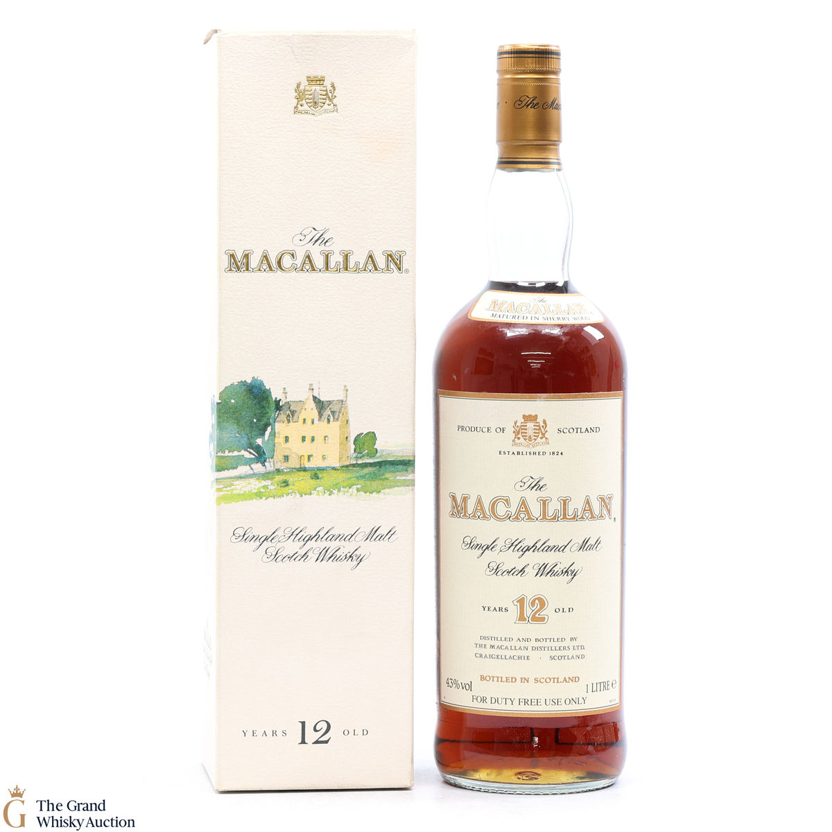 Macallan - 12 Year Old (1990s)  - 1L