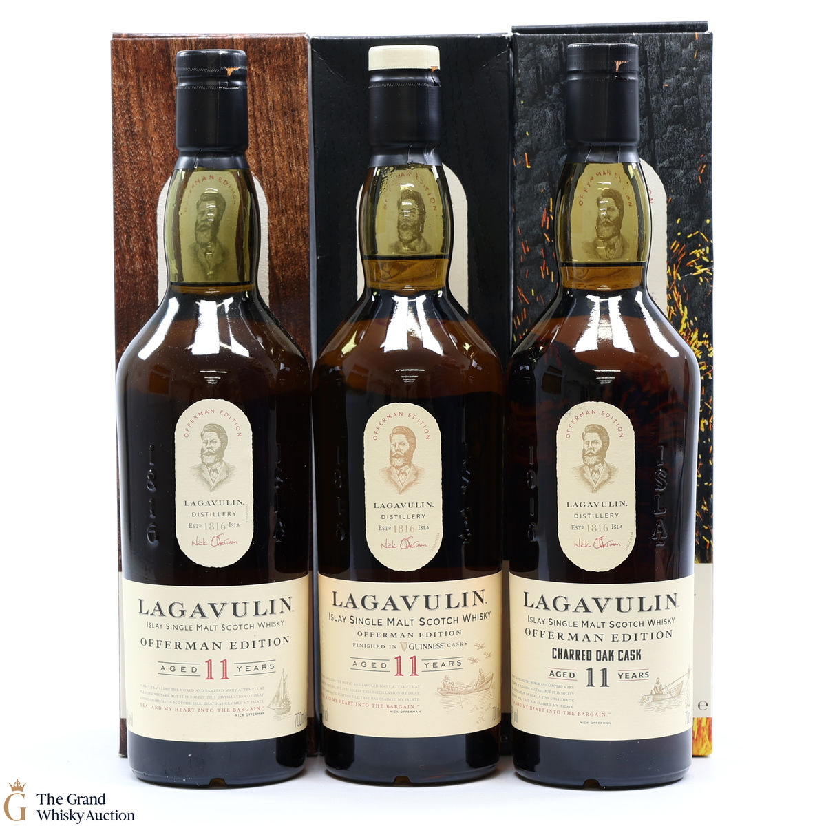 Lagavulin - 11 Year Old - Offerman Edition (3 x 70cl) 