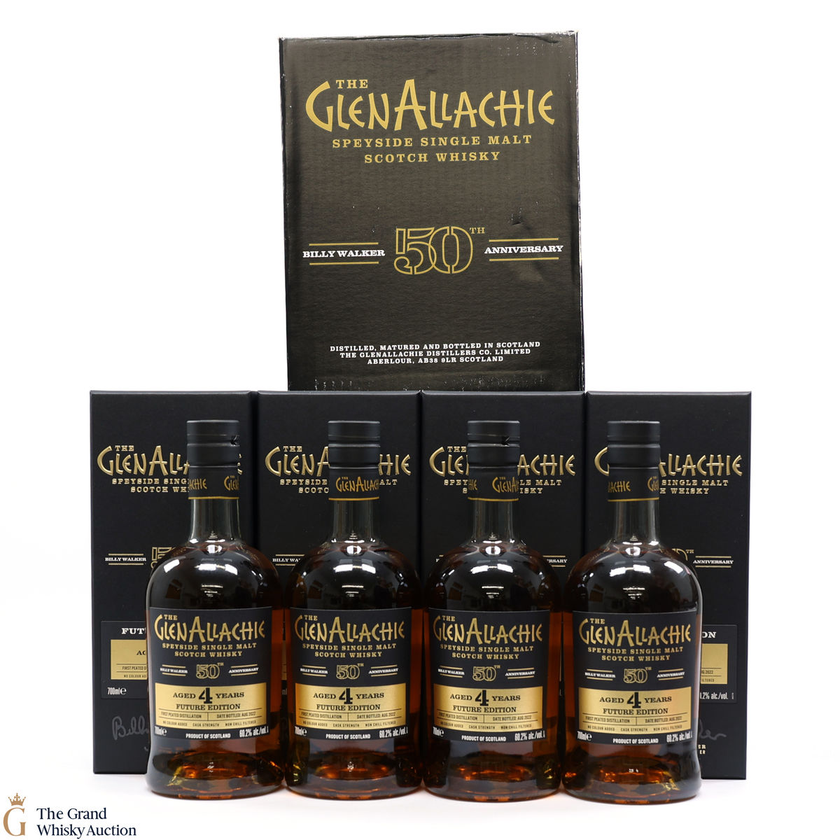 Glenallachie - 4 Year Old Peated - Billy Walker 50th Anniversary - Future Edition (4 x 70cl)