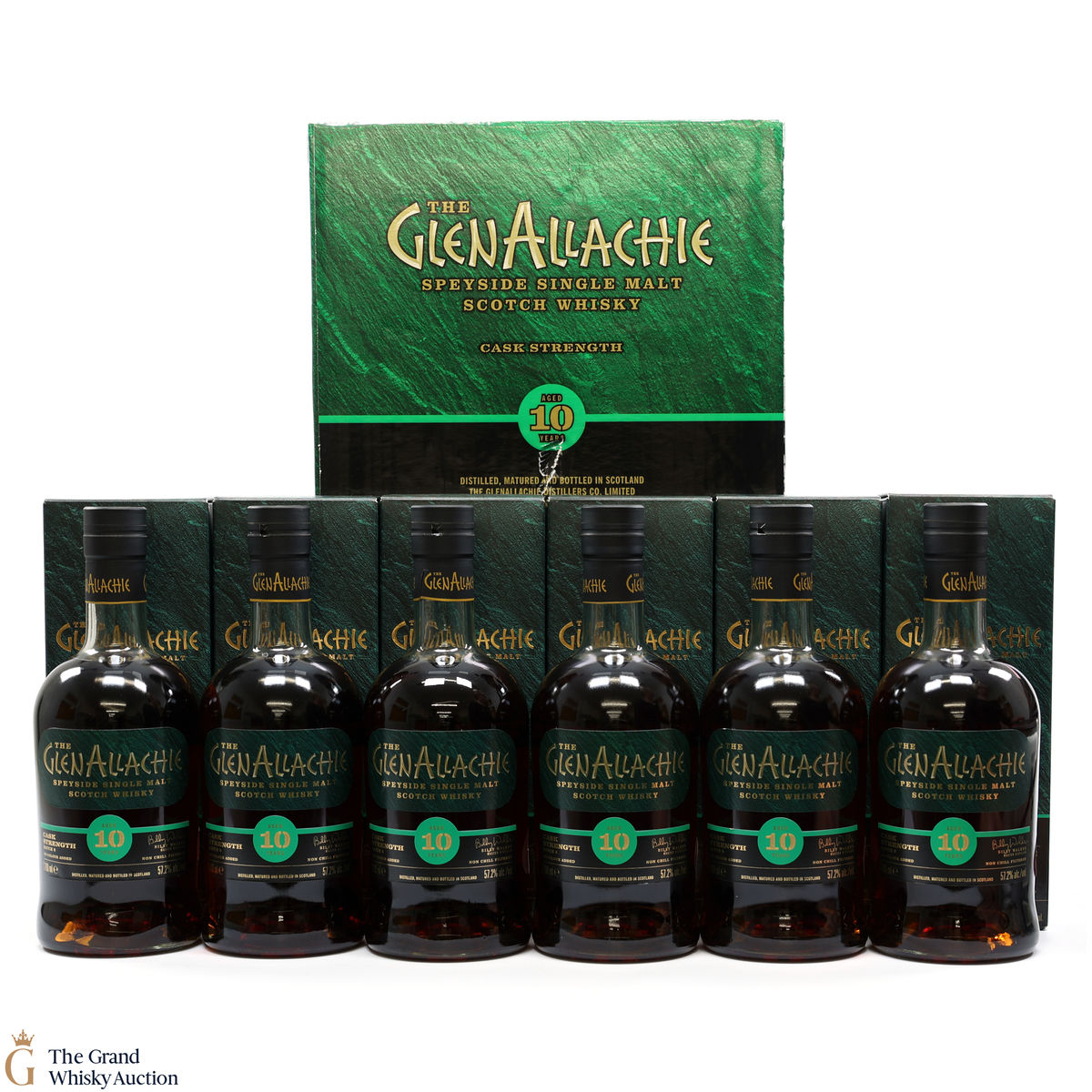 GlenAllachie - 10 Year Old - Cask Strength - Batch 8 (6 x 70cl)