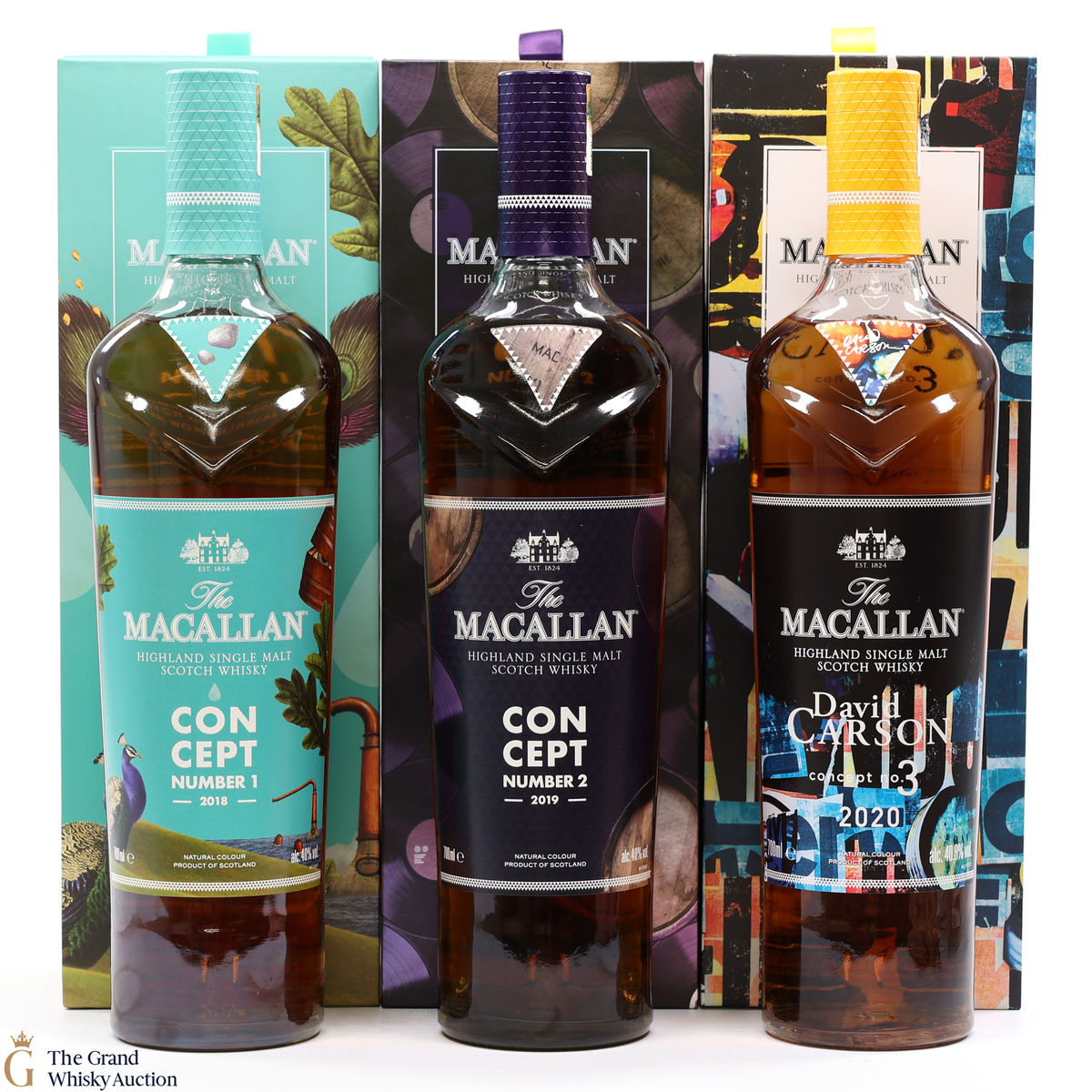 Macallan - Concept No.1, No.2 + No.3 (3 x 70cl)