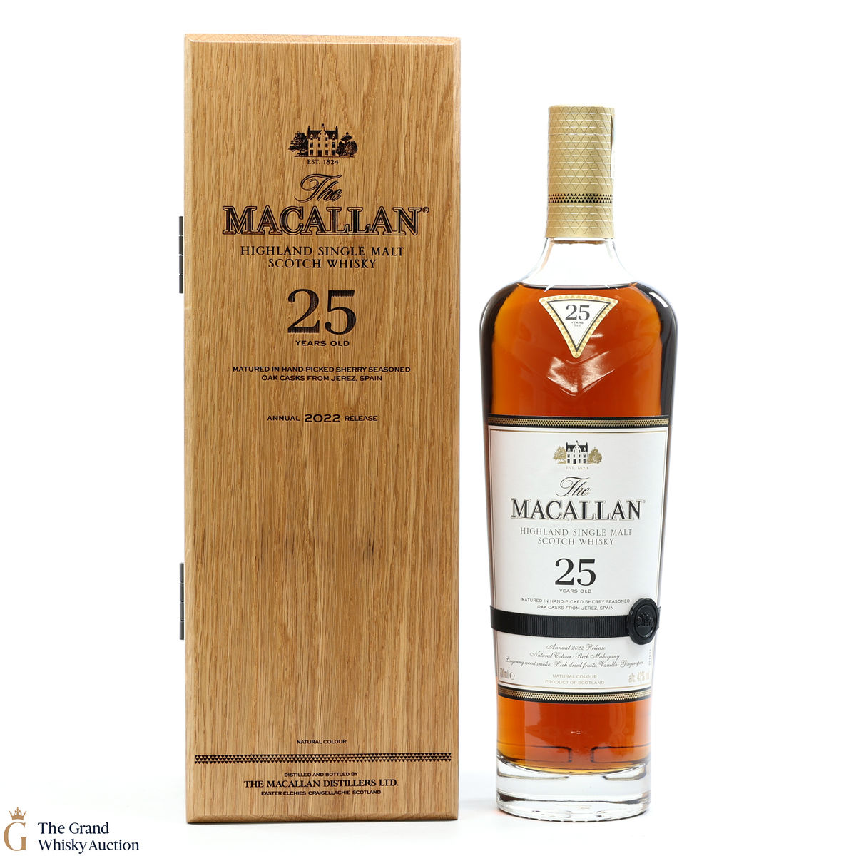 Macallan - 25 Year Old - Sherry Oak - 2022