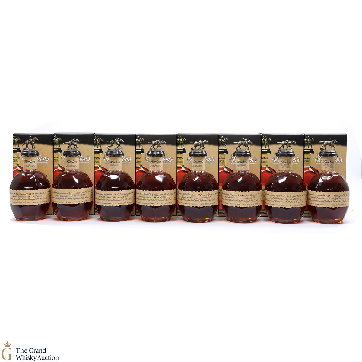Blanton's - Original Single Barrel 8 x 70cl Full Stopper Collection 