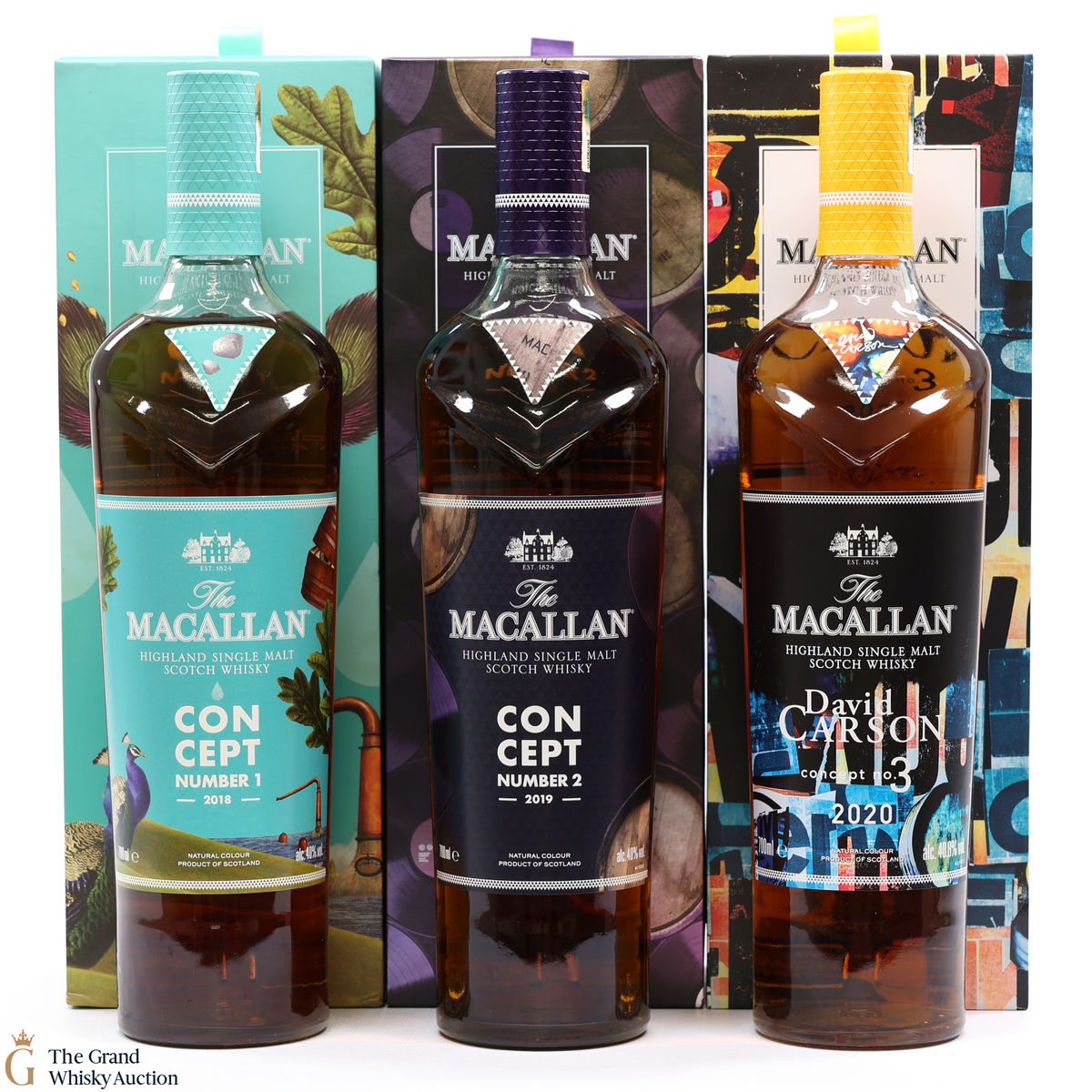 Macallan - Concept No.1, No.2 + No.3 (3 x 70cl)