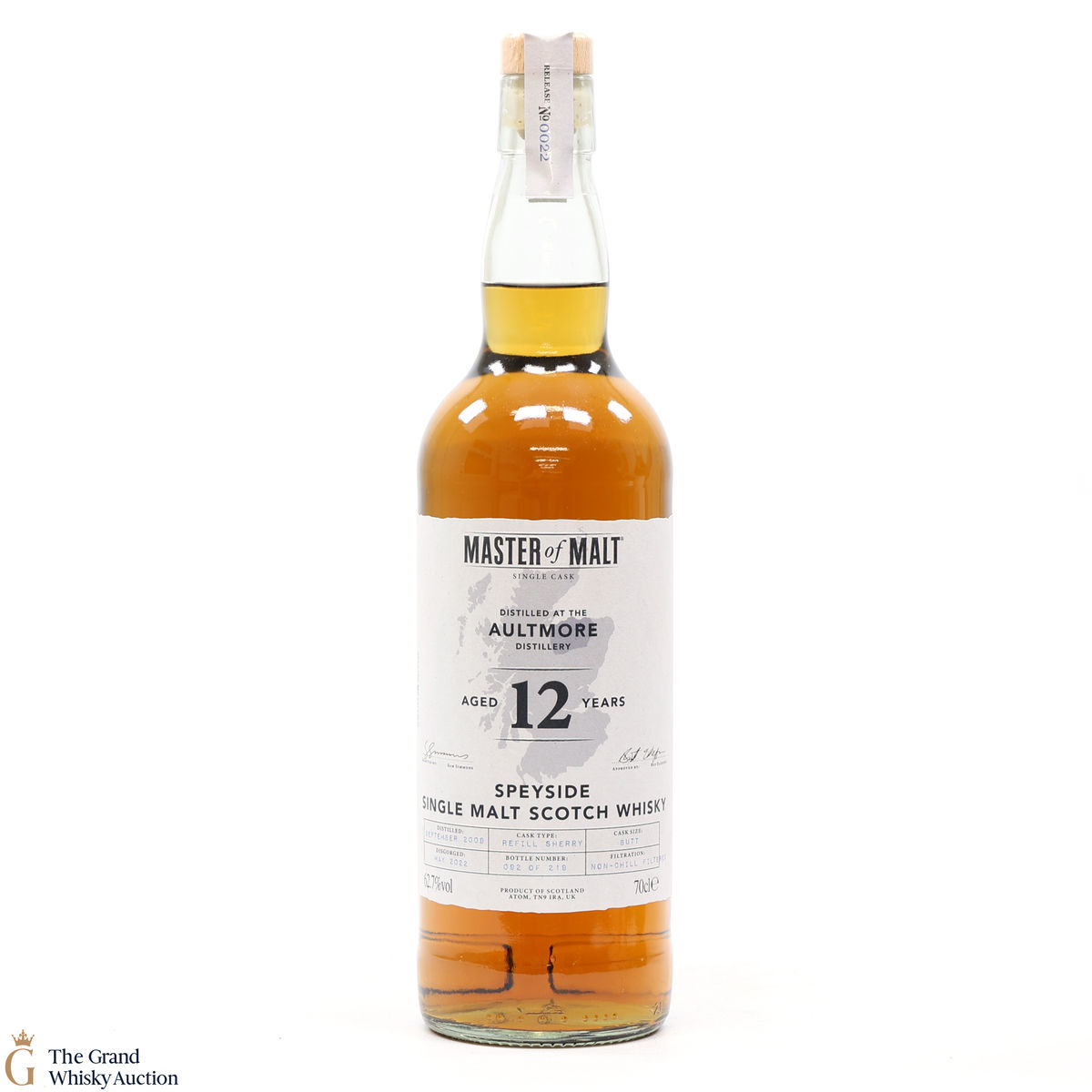 Aultmore - 12 Year Old 2009 - Master of Malt #22