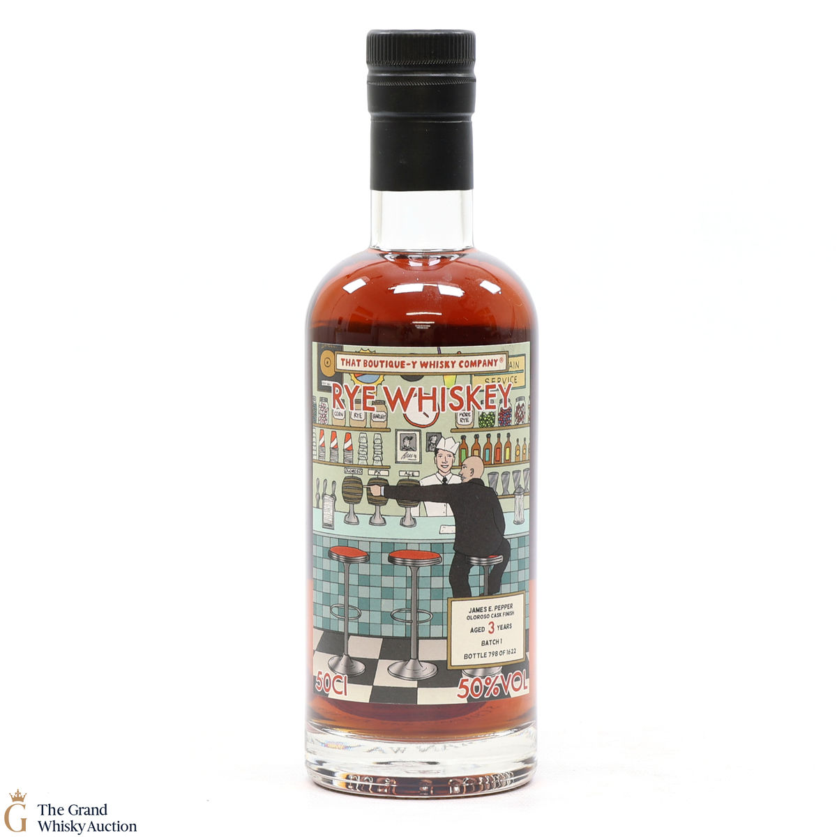 James E. Pepper - 3 Year Old Rye - That Boutique-y Rye Company Batch #1 (50cl)