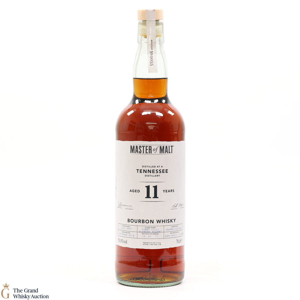 Tennessee Bourbon Whisky - 11 Year Old 2007 - Master of Malt #55